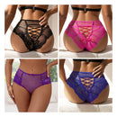 Mid Waist Lace Underwear - Luscious Goddess