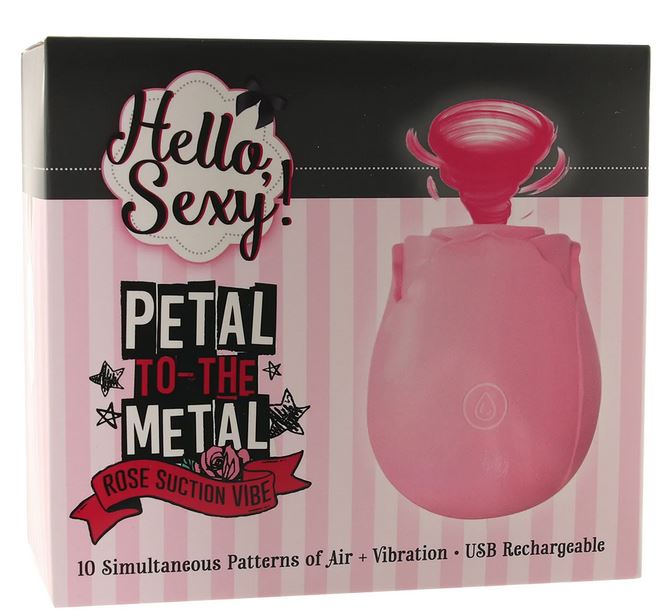 Petal To - The - Metal Rose Air Pulsation Stimulator - Luscious Goddess