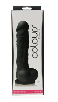 Small Silicone Colours Dildo (Black) - Luscious Goddess